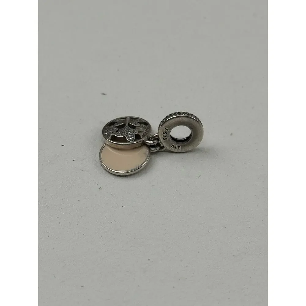 Pandora Springtime Bloom Sterling Silver Charm #791843EN40